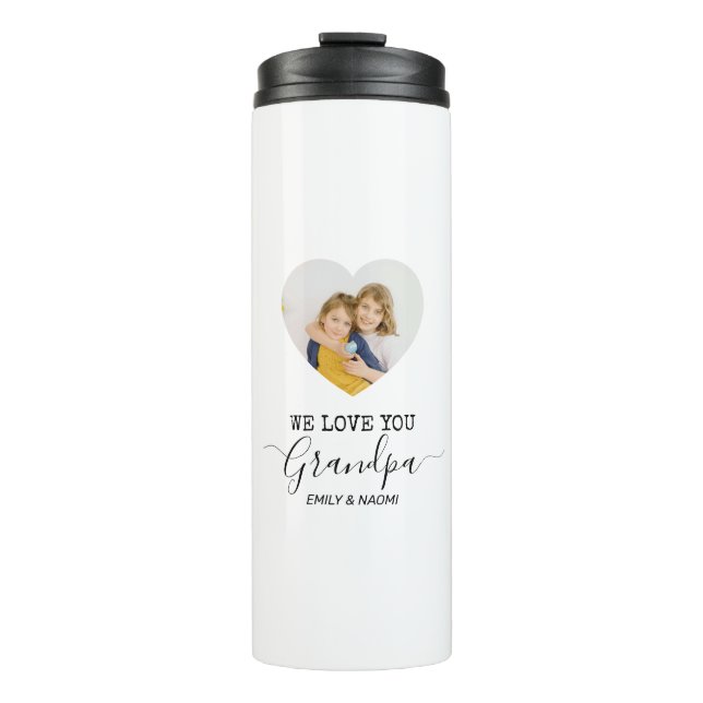 Garrafa Térmica Nós Te Amo Vovô | Tumbler térmico personalizado (Frente)