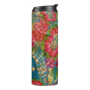 Garrafa Térmica Nossa Senhora de Guadalupe Tumbler Térmico