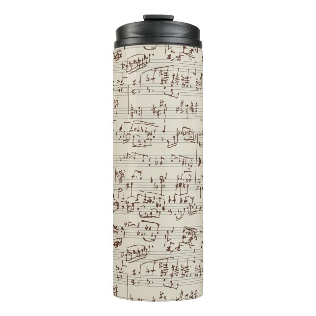 Garrafa Térmica Notas da música (Frente)
