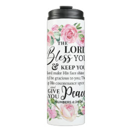 Garrafa Térmica Números 6:24-26 O Senhor Abençoa-te a Bíblia