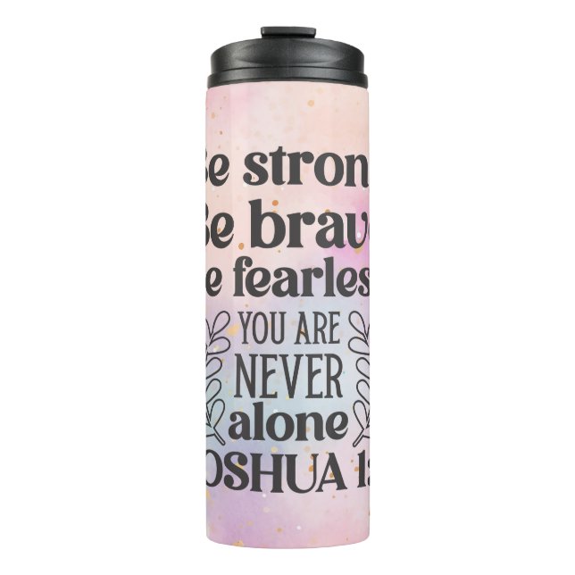 Garrafa Térmica Nunca Sozinha (Frente)