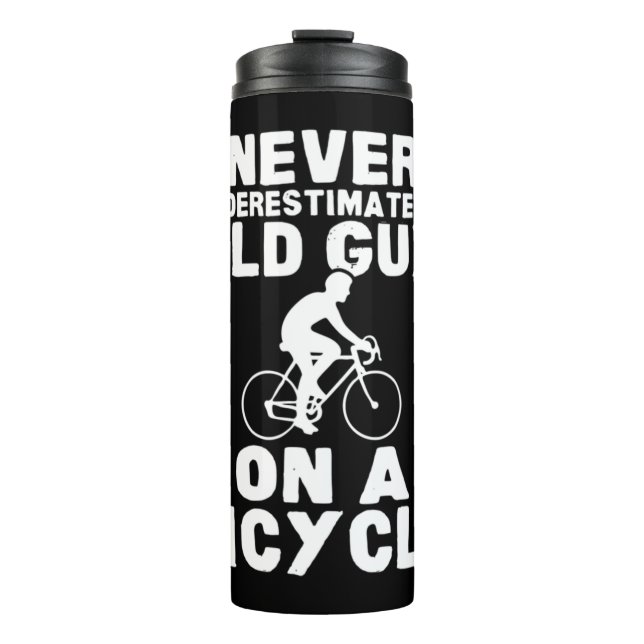 Garrafa Térmica Nunca Subestimar Uma Cara Antiga Em Um Presente De (Frente)