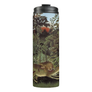 Garrafa Térmica O caçador de arte do Leão Fome de Rousseau