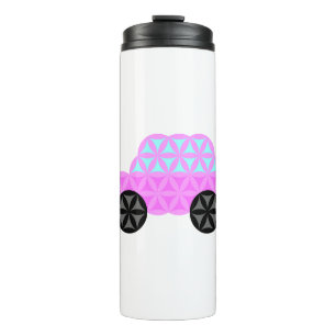 Garrafa Térmica O Carro Da Vida - Forma Sagrada A3.Rosa.