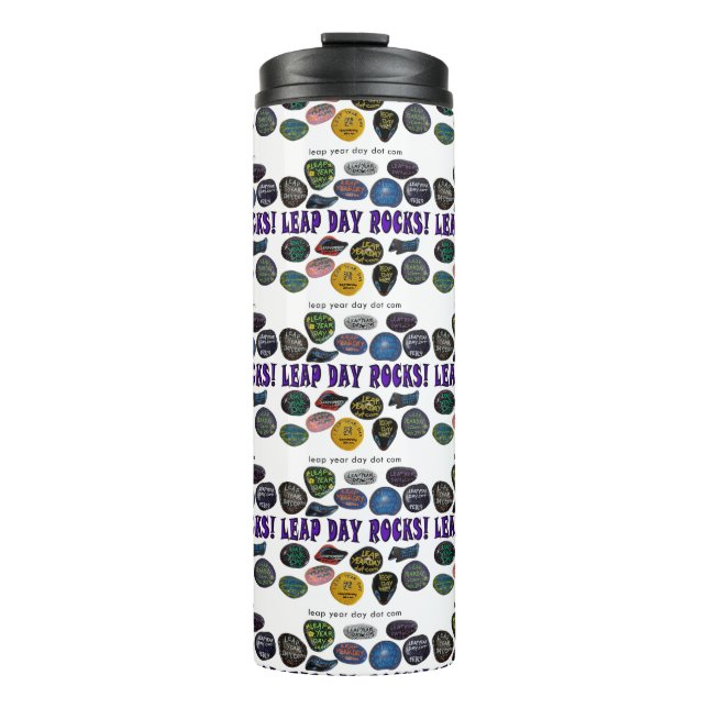 GARRAFA TÉRMICA  O DIA DO LEAP ROCKS! (Frente)