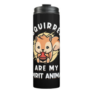Garrafa Térmica O Esquilo É O Meu Animal Espirituoso