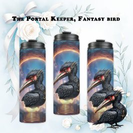 Garrafa Térmica O Guardião do Portal – Ave de Fantasia