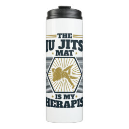 Garrafa Térmica O Jiu Jitsu Mat É Meu Terapêutico