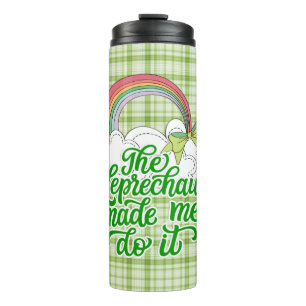 Garrafa Térmica O Leprechaun Fez-Me Fazê-Lo - Dia de São Patríc