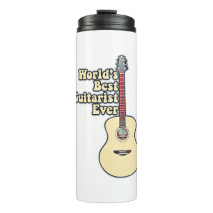 Garrafa Térmica O melhor guitarrista do mundo. citações motivacion