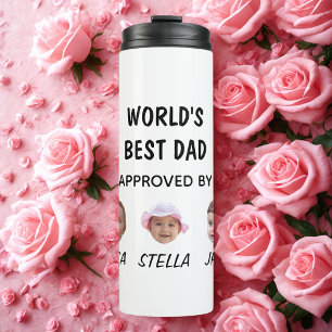 Garrafa Térmica O melhor Pai do mundo é o "Tumblers Personalizados