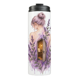Garrafa Térmica O Mundo Interior - Flor de Lavanda