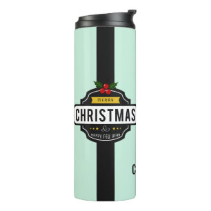 Garrafa Térmica O Natal deseja o tumbler conhecido feito sob