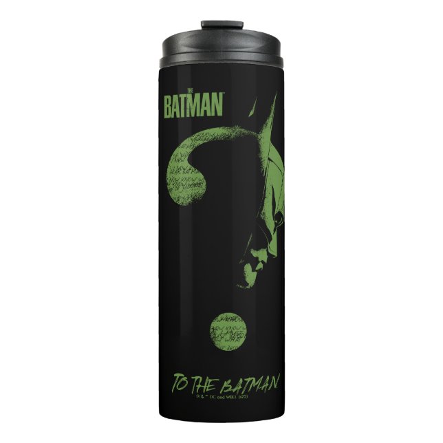 Garrafa Térmica O Ponto De Pergunta "Ao Batman" Do Riddler (Frente)
