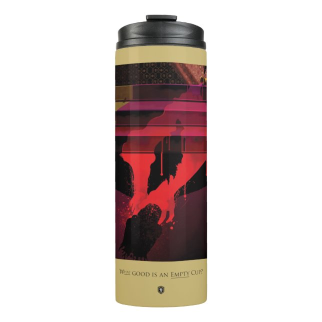 Garrafa Térmica O que é bom é uma taça vazia? (Frente)