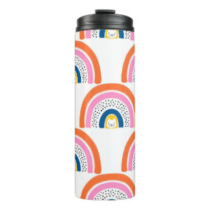 Garrafa Térmica O Rainbow gira um padrão de crianças perfeito. D