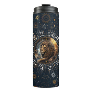 Garrafa Térmica O Raio de Leo - O Zodíaco Regal
