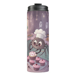 Garrafa Térmica O Spider Baker | Poster Kawaii de Halloween