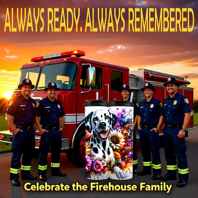 Garrafa Térmica O Spotted Bloom do Dalmaciano (Criador carregado)