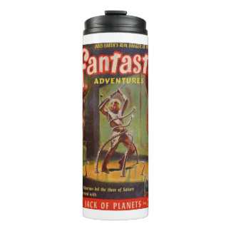 Garrafa Térmica O Valete dos Planetas - Estrelas - Scifi - Astrona