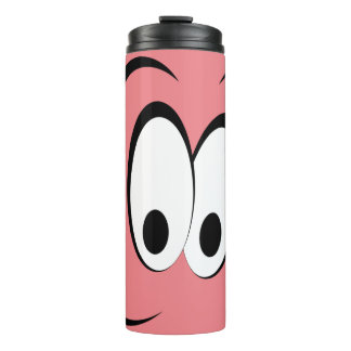 Garrafa Térmica Olhos felizes Tumbler Térmico