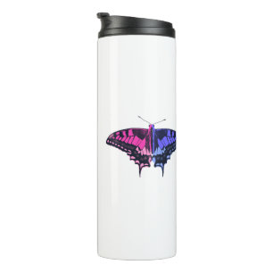 Garrafa Térmica Omnisexual Pride Flag Swallowtail Butterfly