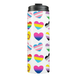Garrafa Térmica Orgulho Corações Térmicos Tumbler