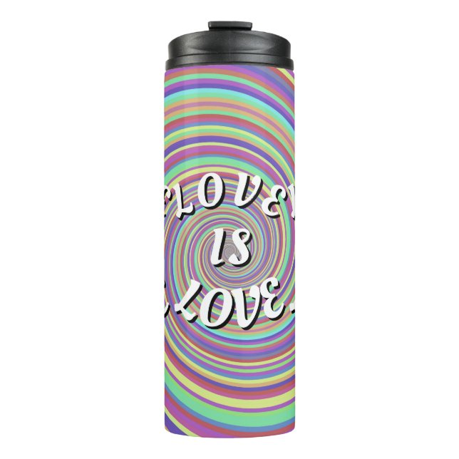 Garrafa Térmica Orgulho Love Is Love (Frente)