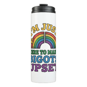 Garrafa Térmica Orgulho Vintage Bigots Perturba Design de Camisa A
