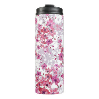 Garrafa Térmica Orquídea: beleza vermelha singular.