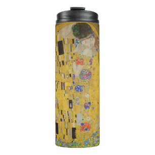 Garrafa Térmica Os Amantes Beijo Abraço por Gustav Klimt