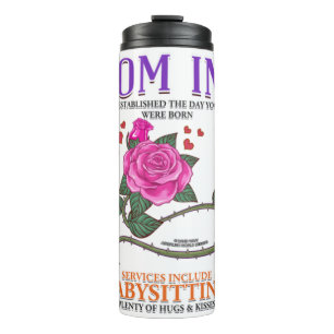 Garrafa Térmica Os Serviços Da Mãe Inc Incluem Babysitting Funny M