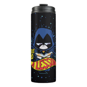 Garrafa Térmica Os titã adolescentes vão! O corvo de   "aprendeu