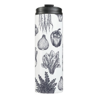 Garrafa Térmica Os vegetais frescos têm um padrão perfeito. Brocco