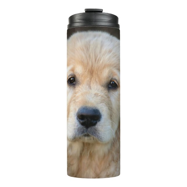 Garrafa Térmica Ouro Retriever Puppy (Frente)