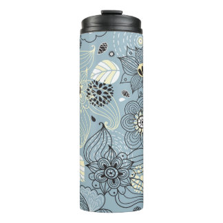 Garrafa Térmica outono Floral: Design de sazonal Elegante
