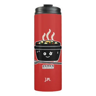 Garrafa Térmica Ovo quente dos jjigae macios picantes coreanos da
