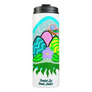 Garrafa Térmica Ovos de Páscoa deliciosos Tumbler Térmico