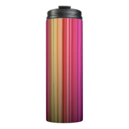 Garrafa Térmica Padrão Acrílico Vertical do Arco-Íris Colorido |