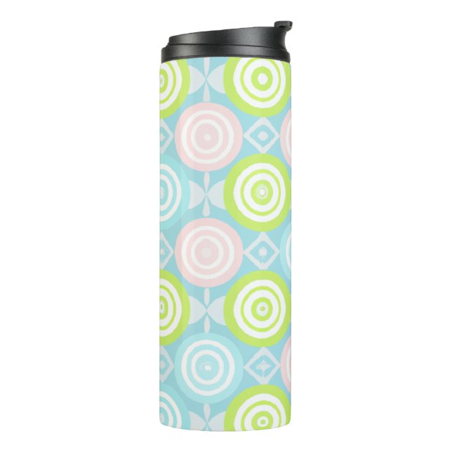 Garrafa Térmica Padrão Baby Boho com Círculos (Giro à esquerda)