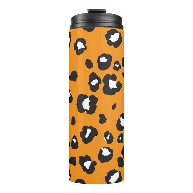 Garrafa Térmica Padrão Clássico de Impressão Leopardo (Frente)