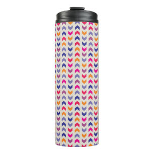 Garrafa Térmica Padrão colorido Aztec Chevron