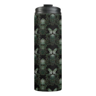 Garrafa Térmica Padrão Damask Vintage