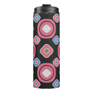 Garrafa Térmica Padrão de abstrato sem costura com a imagem de g o