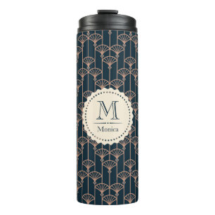 Garrafa Térmica Padrão de arte deco