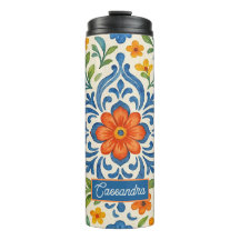 Padrão de Arte Floral Clássica Mediterrânica