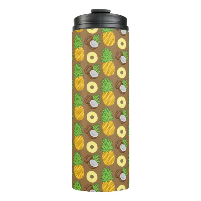 Garrafa Térmica Padrão de "Blisa de Coco de Abacaxi" (Frente)