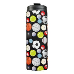 Garrafa Térmica Padrão de Bolas de Esporte