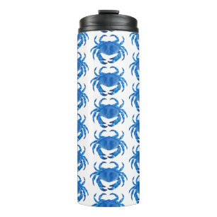 Garrafa Térmica Padrão de caranguejo azul