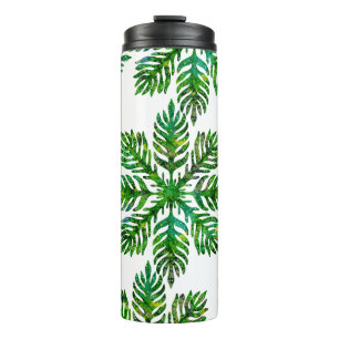 Garrafa Térmica Padrão de colcha Lauae hawaiiana